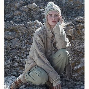 Free people Dolman Quilted Knit Jacket XS